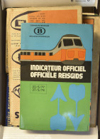 8 Officiële Treingidsen, 1948, 1950, 1956/57, 1961, 1969/70, 1970/1971 En 1977/78, M - Other & Unclassified