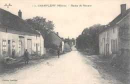 CPA 58 CHAMPLEMY / ROUTE DE NEVERS - Other & Unclassified
