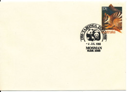 Australia Postal Stationery Cover 100 Anniversary Taronga Zoo Mosman 4-7-1998 With PANDA In The Postmark - Interi Postali