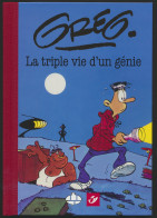 LIT Greg, La Triple Vie D'un Génie Met Fragment Van De Film Tintin Et Le Lacaux Requins Met Zegel, Oplage 425ex./n° CCXC - Philabédés (cómics)