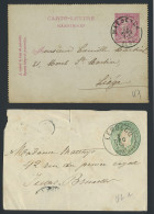 1873/1951 Samenstelling 181 Poststukken, Waarbij Betere Stempels, Zm/m/ntz - Other & Unclassified