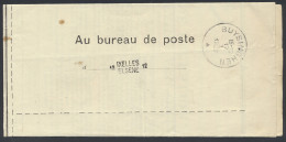 Avis De Réception, Antwerpen Bourse 2/10/1907 En Buizingen 17/1/1920, Zm - Other & Unclassified