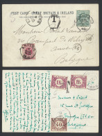 1910/1985 Strafport, Samenstelling 90 Poststukken Van En Naar België, Zm/m/ntz - Other & Unclassified