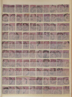 N° 46 10c. Roze Op Blauw (1400x) In Insteekboek, Voor Stempelzoeker, Zm/m/ntz - Autres & Non Classés