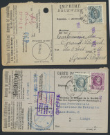 1924 Houyoux, Samenstelling 133 Poststukken, Alle Met Relaisstempels, Prachtlot Met Veel Betere Stempels, W.o. Restaigne - Other & Unclassified