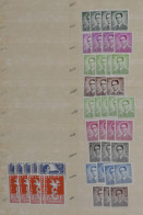 ** 1957/2001, Mooie Voorraad In 2 Insteekboeken, W.o. Boudewijn Bril (3x), Blokken En Boekjes, Zm (Frankeerwaarde € 3.64 - Collections