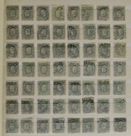 */0 1858/1992 Samenstelling Diverse Uitgiften W.o. 1869, Fijne Baard, Pellens, 1915, Poortman In 4 Insteekboeken, Zm/m/n - Collections