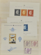 **/*/(*) 1922/1980 Samenstelling Met Dubbels In 3 Insteekboeken, Waarbij Beter Materiaal Doch In Gemengde Kwaliteit, Zm/ - Collections