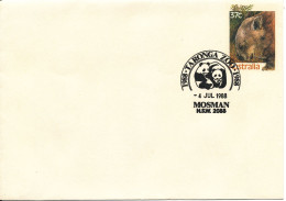 Australia Postal Stationery Cover 100 Anniversary Taronga Zoo Mosman 4-7-1998 With PANDA In The Postmark - Postwaardestukken