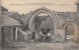 85-LES-LUCS-SUR-BOULOGNE- RUINES DE L'ANCIEN CHATEAU DU SEIGNEUR DU PLESSIS-BUET CONSTRUIT SUR LES BORDS DE LA BOULOGNE - Les Lucs Sur Boulogne