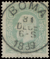 N° 1 '5c Green' Off Centre To Top Right Corner, Used Boma 31 Dec 1889 (in Black) - 1884-1894