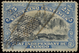 N° 22 25c. Blue With Retta 306 Dots Cancellation Of Khartoum/Sudan And Pencil Mark LAdo Le ..... In Black Thinned, But S - Other & Unclassified