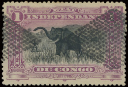 N° 26B 1fr. Lilac With Retta 306 Dots Cancellation Of Khartoum/Sudan, Very Scarce Stamp With This Cancellation, Vf - Other & Unclassified