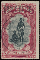 N° 38L3 5fr. Carmine With Local Overprint CONGO BELGE Type 3, Cancelled Lusambo, Vf - Altri & Non Classificati