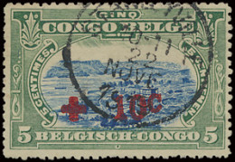 N° 72 '5c Green, Red Cross Mols Issue' Cancelled Stanleyville 22 NOV 1919, VF/F. - Otros & Sin Clasificación