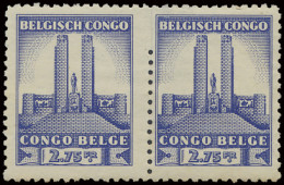 * N° 222-Cu '2,75 Fr Blue' Partially Imperforate Between The Stamps, Very Impressive, VF. - Altri & Non Classificati