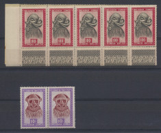 ** N° 292 (pair) And N° 295 (strip Of 10), VF (OBP € 200) - Sonstige & Ohne Zuordnung