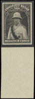 N° 184 1,50fr. Black - Deuil Roi Albert, Imperforate With Bottom Full Margin, Very Fine And Scarce, Vf (OBP €55) - Other & Unclassified