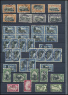 1918/1960 Accumulation In 1 Stock Book, Including A Lot Of Blocks And Strips, A Lot Of Nice And Scarce Cancellations On  - Other & Unclassified