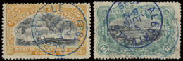 Albertville 1.1 Cancellation On N° 18 And 21 '10c Blue And 25c Orange Mols Issue' Scarce Cancel, VF/F. - Otros & Sin Clasificación