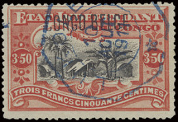 5 Stamps With Telegraphical Cancellations OBP N° 26 (Leopoldville), 26B (Matadi), 29 (Leopoldville), 47PT (Lukolela), 49 - Otros & Sin Clasificación