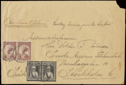 1935 Airmail Cover (large) Franked With OBP N° 173, 177 (4x) And 184 (20x), Sent From Matadi May 29, 1935 To Stockholm/S - Other & Unclassified