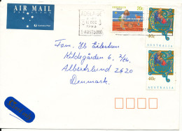 Australia Cover Sent To Denmark Adelaide 12-12-1993 - Covers & Documents