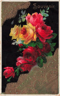 FANTAISIES - Souvenir - Fleurs - Roses - Colorisé - Carte Postale Ancienne - Other & Unclassified