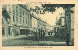 FRANCE - Annemasse - Rue De La Gare - Carte Postale Ancienne - Annemasse
