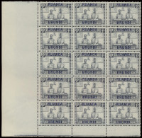 ** N° 81/89 Goutte De Lait In Block Of 15 Stamps On Corner Sheet, Scarce, Vf (OBP €2.700) - Otros & Sin Clasificación