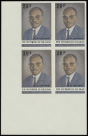 N° 25/28 A.D. Kalonji Issue, Full Set In Block Of 4 Unperforated With Corner Sheet, MNH, Vf (OBP €74) - South-Kasaï