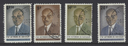 N° 25/28 A.D. Kalonji Issue, Full Set Cancelled BAKWANGA-B, The Stamps Of South Kasai Are Scarce Cancelled, Vf - South-Kasaï