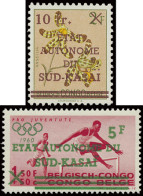 **/*/0 1960/1961 Collection Of South Kasai Free State On Prinet Album Pages, Mainly Full Sets, Fine, Mainly MNH, Vf/f - Sur Kasai