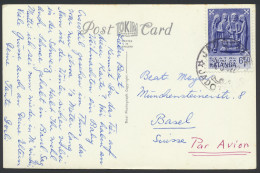 1962, Airmail, Picture Postcard Franked With (OBP) N° 57 '6,50 Fr Katangese Art' Sent From Jadotville March 4, 1962 To B - Katanga