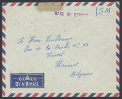 1960, Cover Written By A Belgian Soldier 'Force Métropolitaine' Sent In Postage Free From 'Bas De Kamina/ Etat Major Sec - Katanga