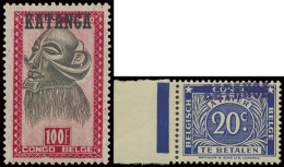 **/* 1960/1963 Collection Of Katanga Free State On Prinet Album Pages, Mainly Full Sets, Mainly MNH, Very Fine, Vf/f - Katanga