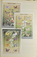 **/ong 2001/2002, Collection With Duplicates, In Stockbook, With Minisheets, Very Nice Thematics, VF. - Other & Unclassified