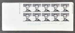 N° 92/97 1965 - Abraham Lincoln (20x), Full Sets Unperforated, Parts Of Sheets With Gum And MNH, Some Rust Spots, Vf/f ( - Otros & Sin Clasificación