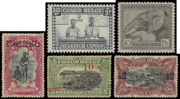 **/* 1886/1962 Belgian Congo And Ruanda-Urundi Collection In Black Bender Album On Prinet Pages, Including A Lot Of Full - Other & Unclassified