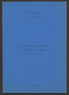 LIT Congo, Les Trimbres Du Congo Surcharges à Boma En 1922-1923 By G. Gudenkauf, In 1974, Vf (20 Pages) - Sonstige & Ohne Zuordnung