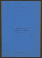 LIT Congo, Les Trimbres Du Congo Surcharges à Boma En 1922-1923 By G. Gudenkauf, In 1974, Vf (20 Pages) - Otros & Sin Clasificación