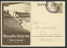 1936 'Olympische Spelen' 10 Geïllustreerde Postwaardestukken, Zm/m. - Other & Unclassified