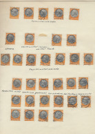 1932/1936 Hindenburg, Samenstelling Met Kleurnuances, Curiositeiten Op Bladen, Zm/m/ntz - Otros & Sin Clasificación