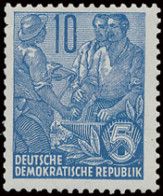 ** N° 453 I (Mi.) 1955 - 10pf. Mit Langer Nase, Zm (Mi. €150) - Otros & Sin Clasificación