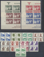 **/*/0 1920/1990, Samenstelling Op Zwarte Kaartjes Met Reich, Zones, Bezetting (veel Luxemburg), Tevens Berlin 1990 (**  - Colecciones