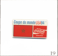 Pin's Sport - Football / Coupe Du Monde 1994 USA - Maroc - Sponsor Coca-Cola. Non Est. Epoxy. T994-19 - Calcio