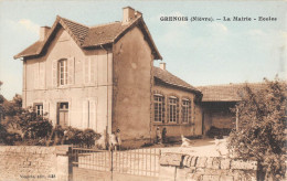 CPA 58 GRENOIS / MAIRIE / ECOLES - Andere & Zonder Classificatie