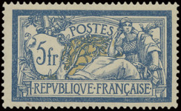 ** N° 123 Type Merson - 5fr. Bleu Et Chamois, Pracht Ex., Zm (Yv. €325) - Other & Unclassified