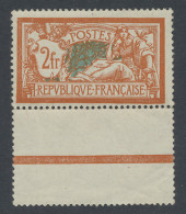 ** N° 145 Type Merson 2fr. Orange Et Vert Bleu Met Bladboord, Zm (Yv. €150) - Autres & Non Classés