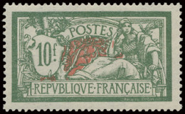 ** N° 207 Merson 10fr. Vert Et Rouge, Prachtig, Zm (Yv. €350) - Autres & Non Classés